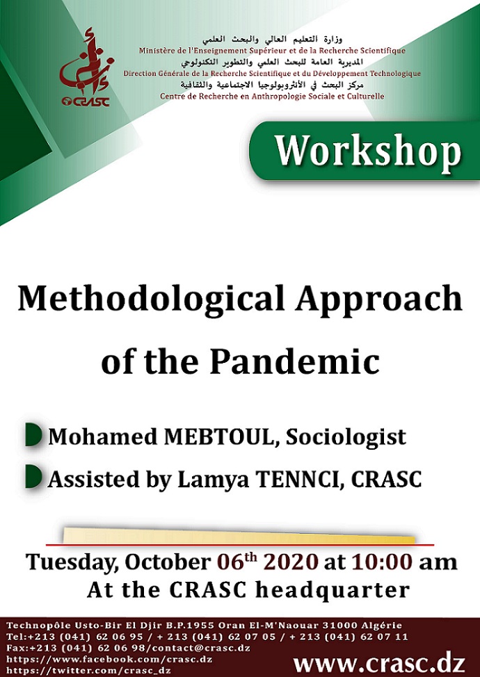 Methodological Approach of the Pandemic