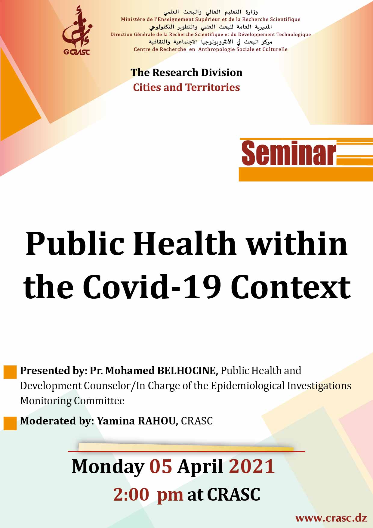 Public health put to the test by COVID-19