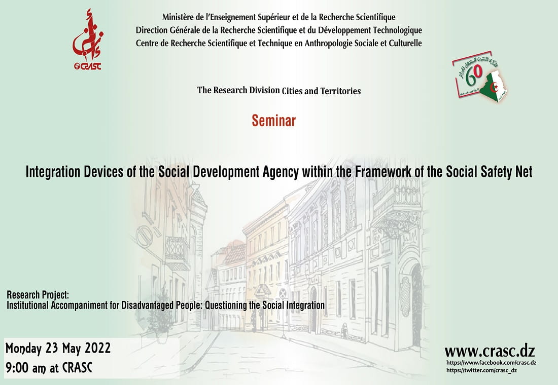 Measures to integrate institutional support for disadvantaged persons within the social safety net
