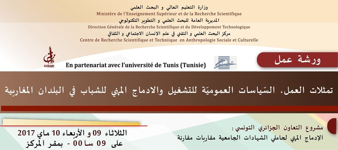 تمثيلات العمل، وسياسة التوظيف العامة، والاندماج المهني للشباب في المغرب العربي