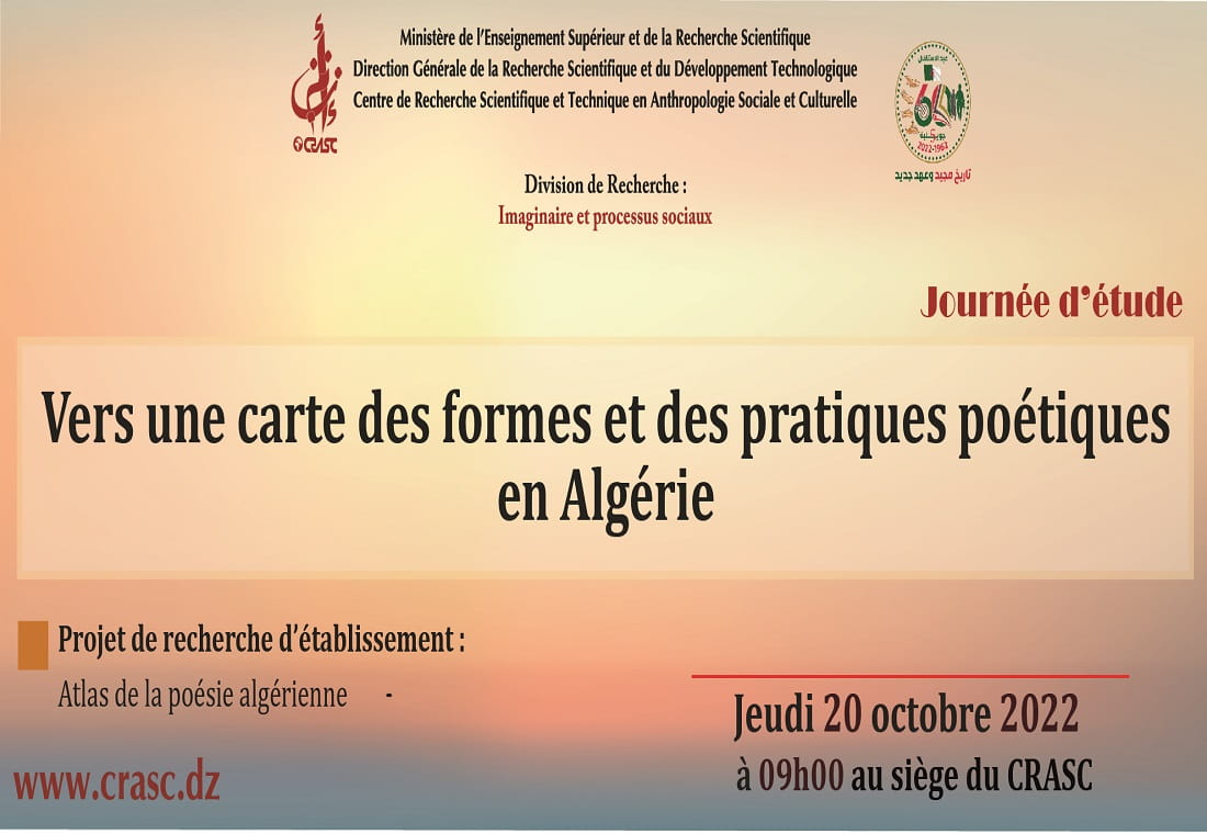 Vers une cartographie des formes et pratiques poétiques en Algérie