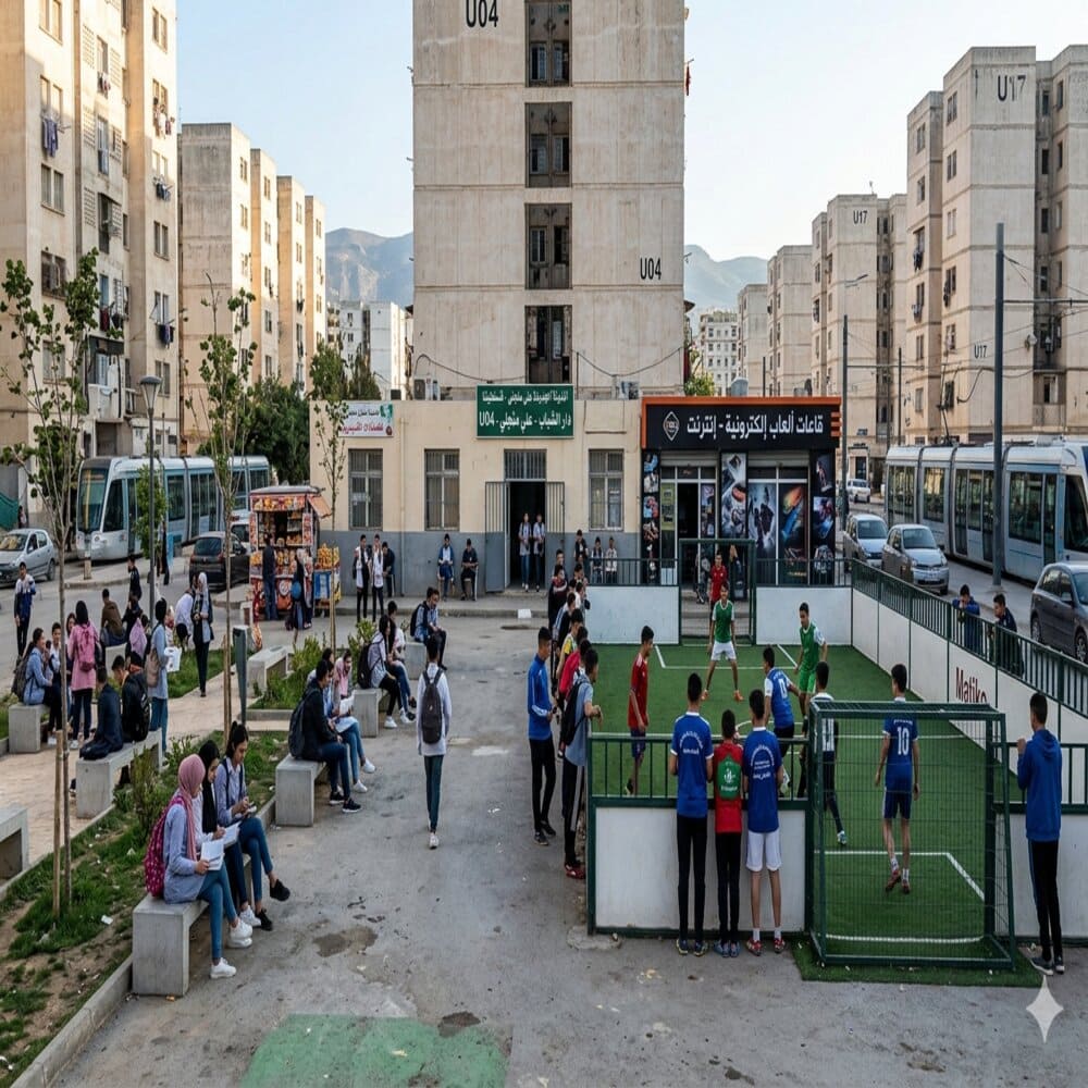 Espaces de  loisirs et occupation du temps libre chez les jeunes dans la ville nouvelle d'Ali Mendjeli -Constantine- étude sur un échantillon d'élèves du secondaire