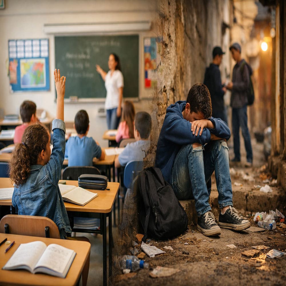 Image of the School and Scholar Drop-out