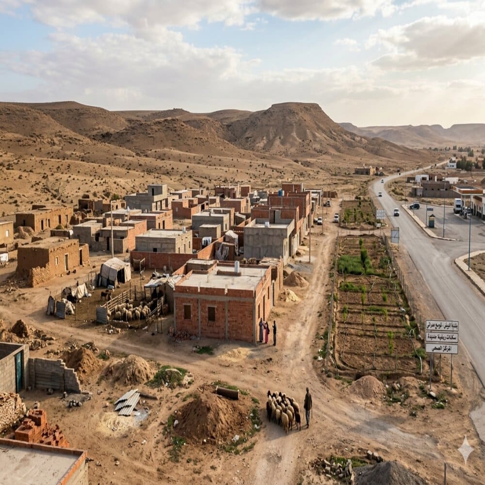 الضواحي "البدو حضرية" للمدن السهبية، التناقضات المجالية والأشكال الجديدة للاستقرار  حالة المراكز الحضرية لولاية البيض