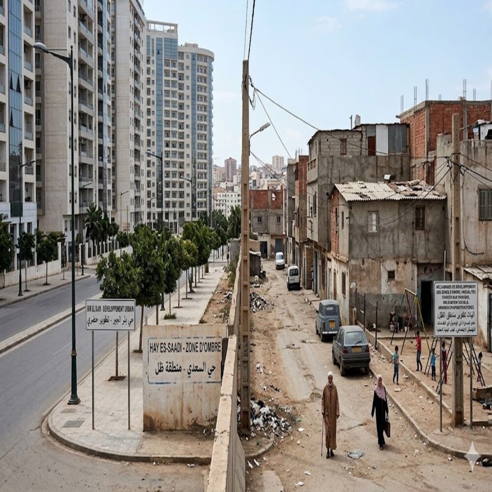 Les mécanismes de développement des zones d'ombre dans la ville  - étude de terrain dans la région de Teleghma