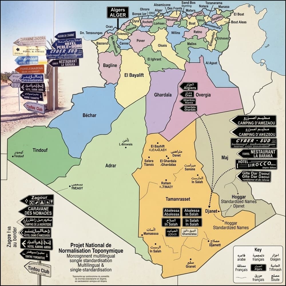 Toponymy and Standardization of Place Names : Official Uses and Spellings in Algeria « TOPONORM »