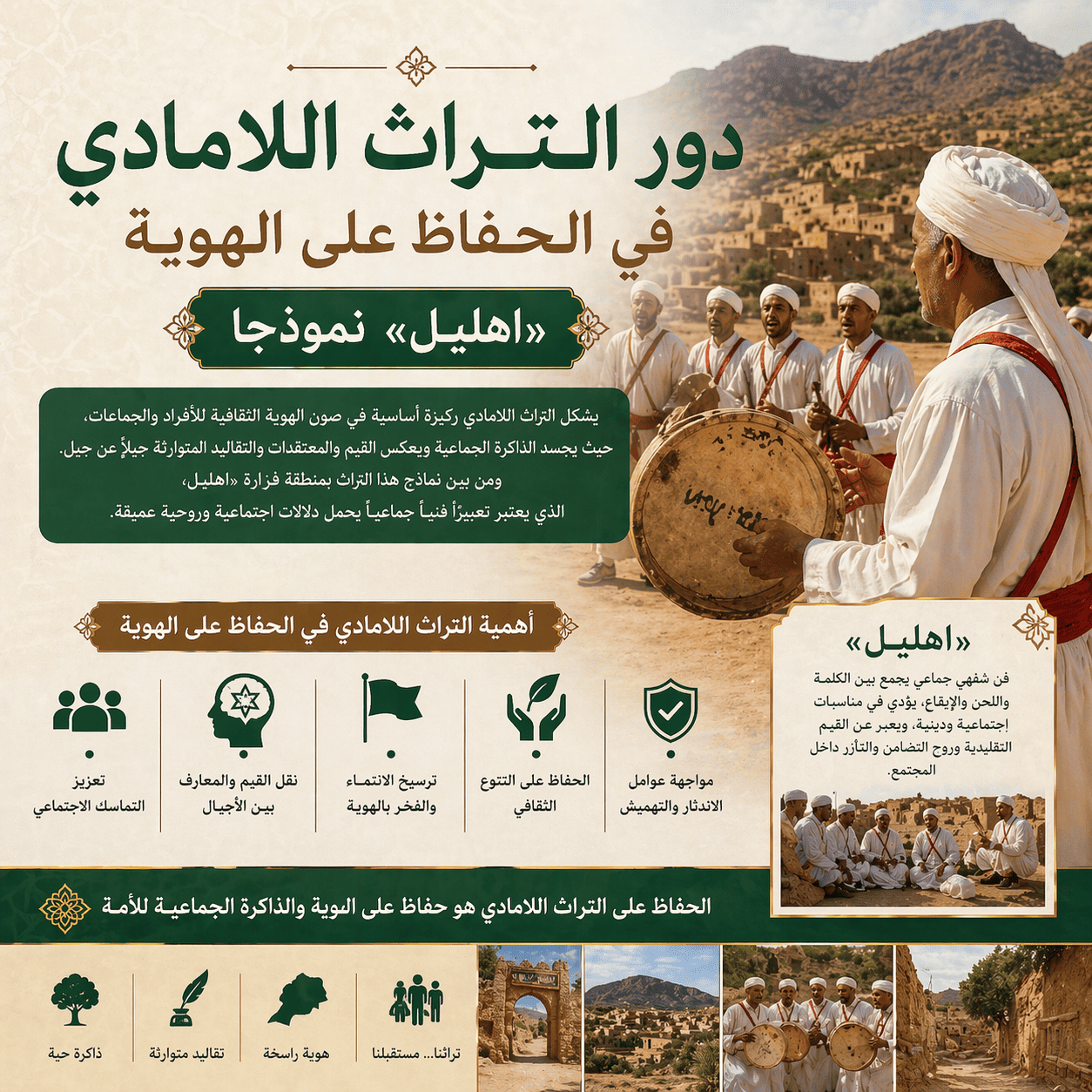 Cultural Heritage in the Face of Social Change and the Importance of Youth in its Preservation: A Socio-Anthropological Study of the Ahlil in the Gourara Region, Adrar