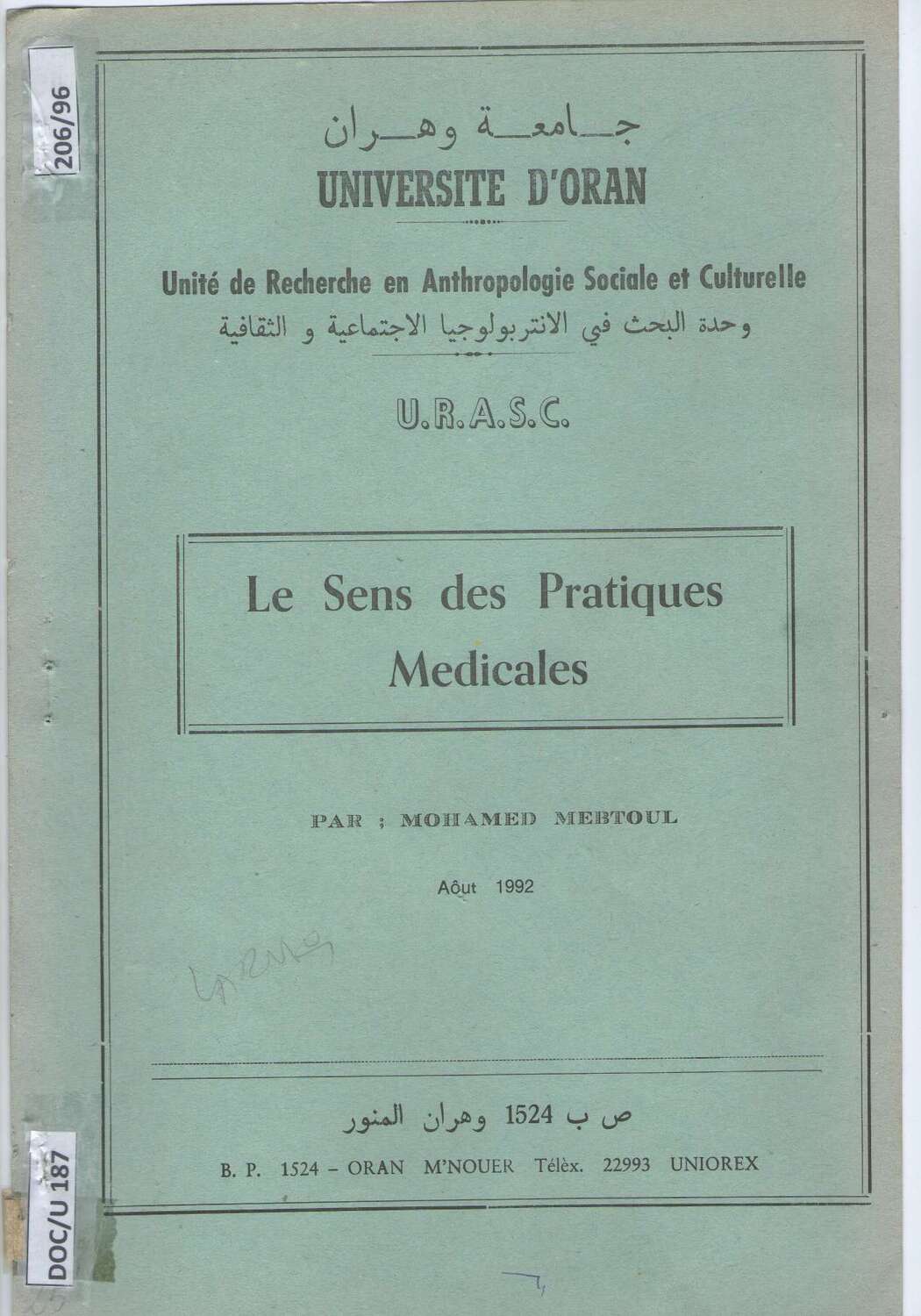 Le sens des pratiques médicales